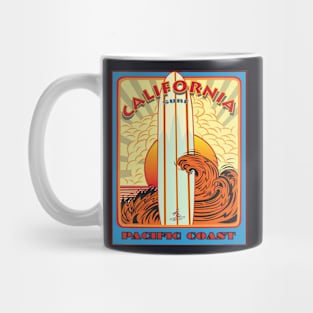 SURF CALIFORNIA PACIFIC COAST Mug